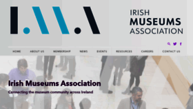 What Irishmuseums.org website looked like in 2023 (This year)