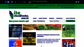What Itaclassificados.com.br website looked like in 2023 (This year)