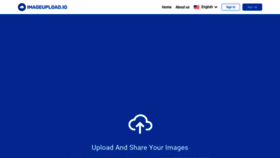 What Imageupload.io website looked like in 2023 (This year)