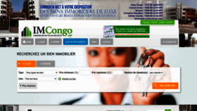 What Imcongo.com website looked like in 2023 (This year)