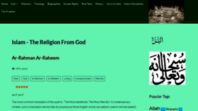What Islam101.org website looked like in 2023 (This year)