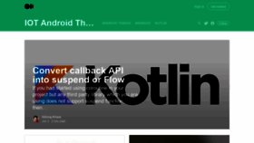 What Iotandroidthings.com website looked like in 2023 (1 year ago)