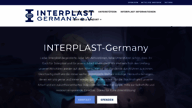 What Interplast-germany.de website looked like in 2023 (This year)