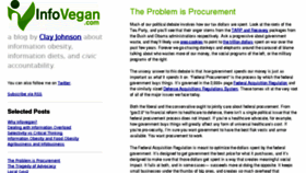 What Infovegan.com website looked like in 2011 (13 years ago)
