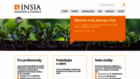 What Insia.cz website looked like in 2023 (This year)