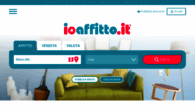 What Ioaffitto.it website looked like in 2023 (This year)