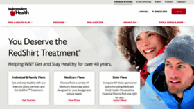 What Independenthealth.com website looked like in 2023 (This year)