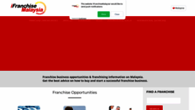 What Ifranchisemalaysia.com website looked like in 2023 (This year)