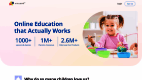 What Intellectokids.com website looked like in 2023 (This year)