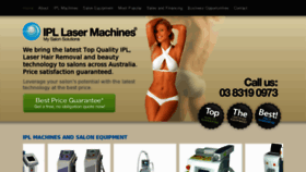 What Ipllasermachines.com.au website looked like in 2011 (12 years ago)