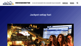 What Indosbobet88.com website looked like in 2023 (This year)