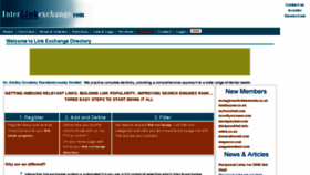 What Interlinkexchange.com website looked like in 2011 (13 years ago)