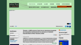 What Infosplusgabon.com website looked like in 2023 (This year)