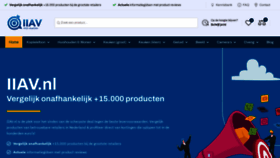 What Iiav.nl website looked like in 2023 (This year)
