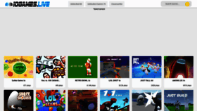 What Iogames.live website looked like in 2023 (1 year ago)