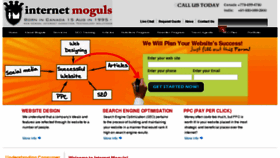 What Internetmoguls.ca website looked like in 2011 (13 years ago)