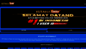 What Istanaslot1.site website looks like in 2024 