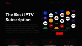 What Iptvsubscription.services website looks like in 2024 