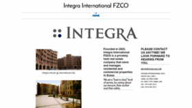 What Integra-ae.com website looks like in 2024 