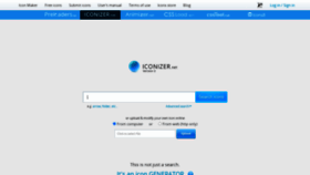 What Iconizer.net website looks like in 2024 