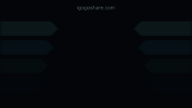 What Igogoshare.com website looks like in 2024 