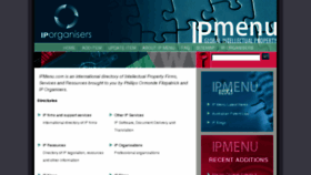 What Ipmenu.com website looked like in 2011 (13 years ago)