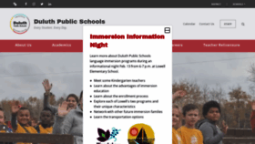 What Isd709.org website looked like in 2024 (2 years ago)