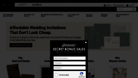 What Invitationsbydawn.com website looks like in 2024 