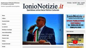 What Ionionotizie.it website looked like in 2024 (1 year ago)
