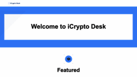 What Icryptodesk.com website looks like in 2024 