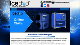 What Icedrop.in website looks like in 2024 