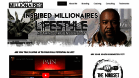What Inspiredmillionaires.com website looks like in 2024 