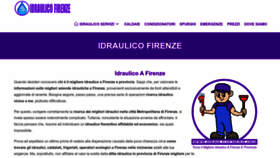 What Idraulicofirenze.org website looks like in 2024 