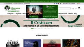 What Ilnarratore.com website looks like in 2024 