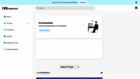 What Itiexamshala.com website looked like in 2024 (1 year ago)