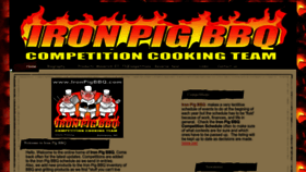 What Ironpigbbq.com website looks like in 2024 