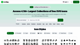 What Iconsvg.co website looks like in 2024 