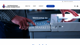 What Icmcopiers.com website looks like in 2024 