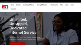 What Isn.ng website looks like in 2024 