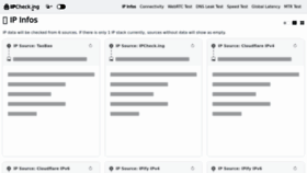 What Ipcheck.ing website looked like in 2024 (1 year ago)