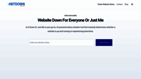 What Isitdownorjustme.net website looks like in 2024 
