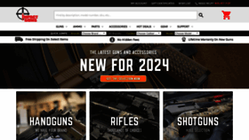What Impactguns.com website looks like in 2024 