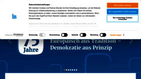 What Internationaler-bund.de website looked like in 2024 (1 year ago)