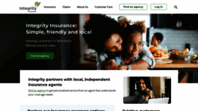 What Integrityinsurance.com website looks like in 2024 
