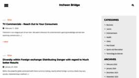 What Incheon-bridge.com website looks like in 2024 