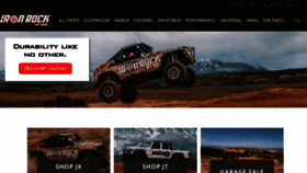 What Ironrockoffroad.com website looks like in 2024 