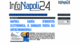 What Infonapoli24.it website looks like in 2024 