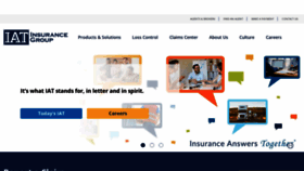What Iatinsurancegroup.com website looks like in 2024 