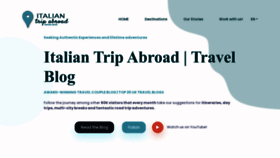 What Italiantripabroad.it website looks like in 2024 