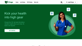 What Itriagehealth.com website looks like in 2024 